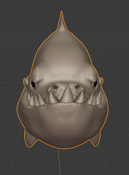 StevieVu  VR Developer: 3D Stylized Shark Blender Sculpt