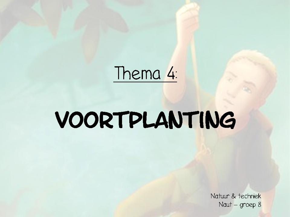 Juf Chantal: Naut groep 8 - thema 4
