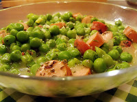 Rezept Schneller Erbseneintopf / Recipe Quick Peas in a Pot | http://panpancrafts.blogspot.de/