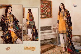 FIRDOUS EXCLUSIVES COLLECTION VOL 7 BY SHREE FAB 2020 PAKISTANI SUITS 
