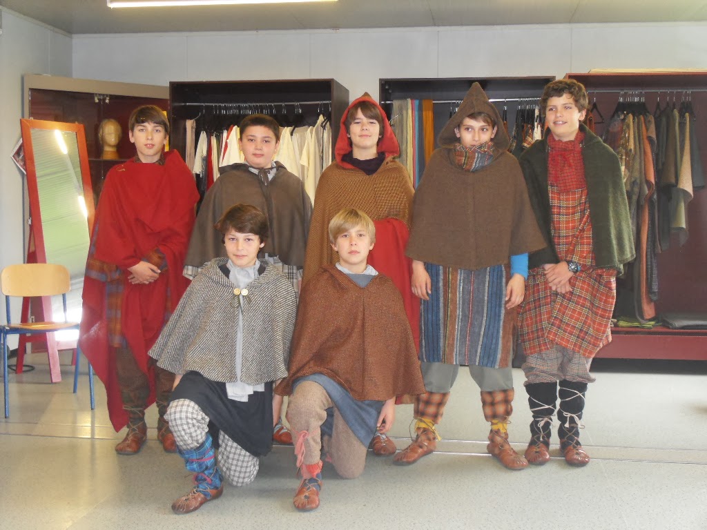 weblog KA Mortsel Op de catwalk verkleed als Galliers en Romei