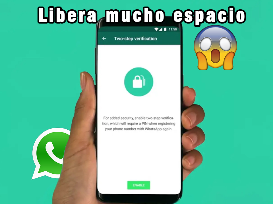 liberar espacio con WhatsApp