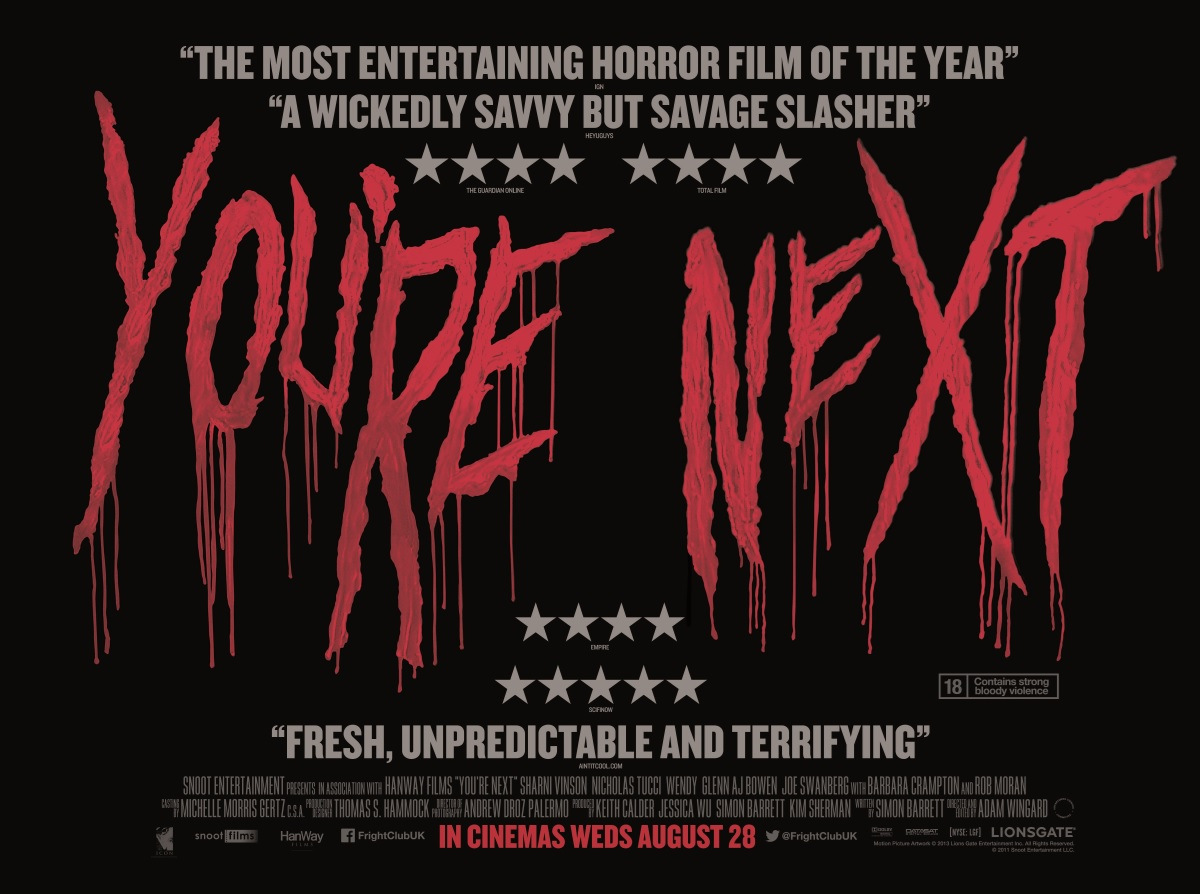 Grimm Reviewz: YOU'RE NEXT is a modern horror masterpiece