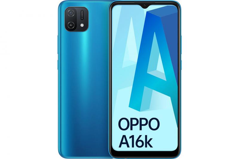 Điện thoại Oppo A16K 3GB/32GB Xanh – Hàng chính hãng