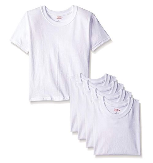 $1ea - Hanes Boys' Toddler White Crew Shirts! | JustAddCoffee- The ...