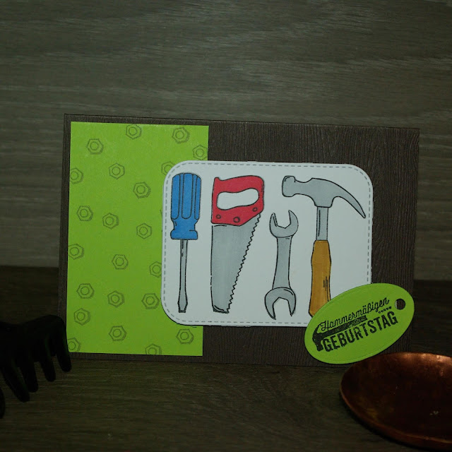 [DIY] Werkzeug-Geburtstagskarte für Männer, Väter und Handwerkerinnen