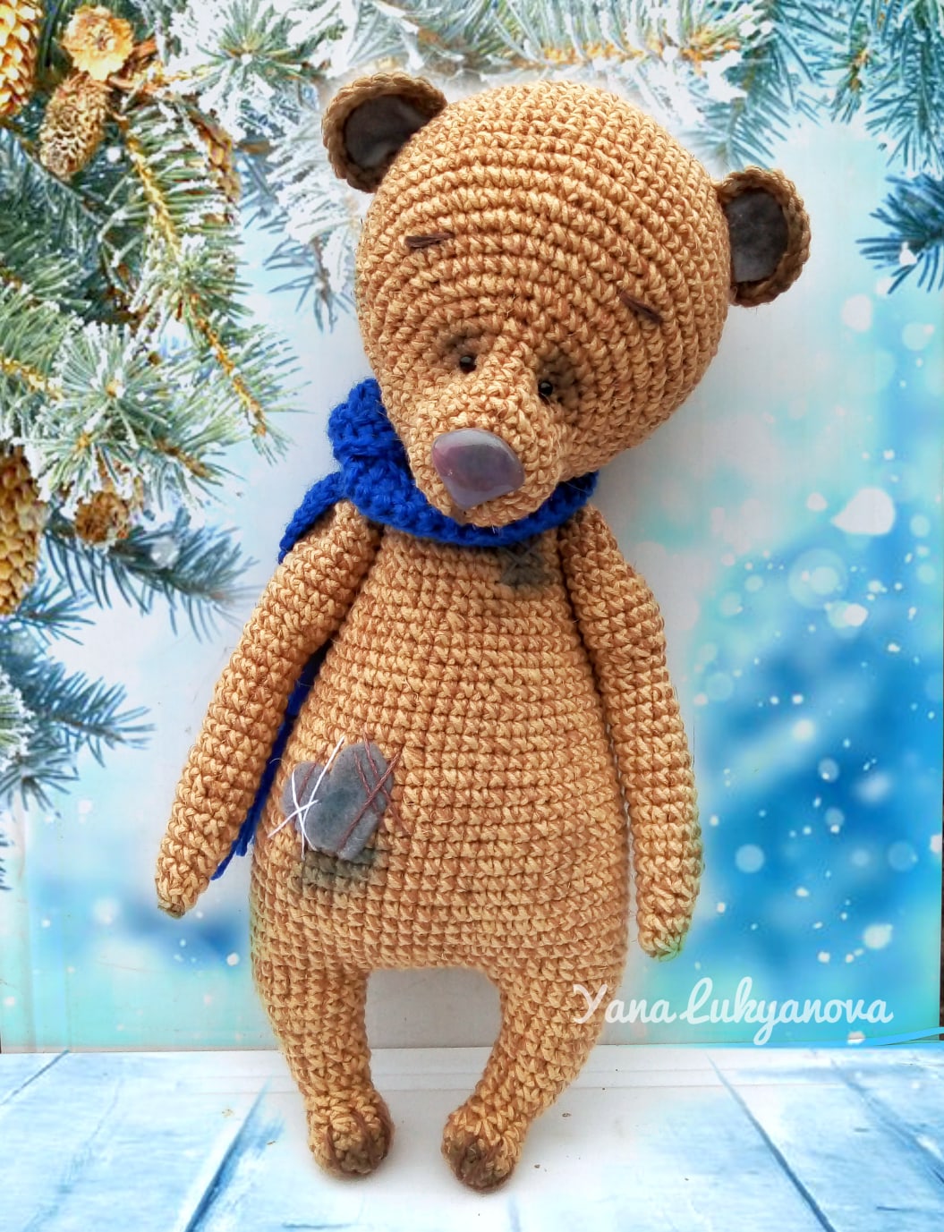 Вязаный Медведь Схема Амигуруми | Hi Amigurumi