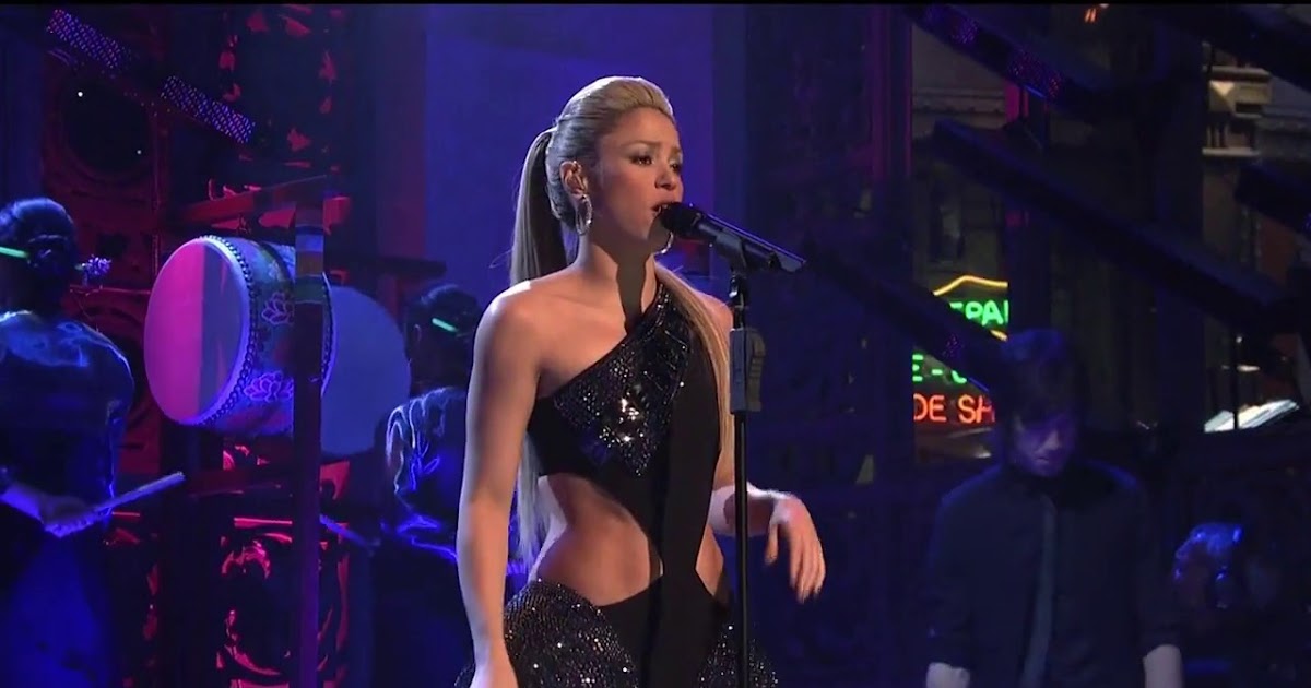 Shakira en vivo desde saturday night live