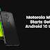 Note: Motorola Moto G7 Starts Getting Android 10 Update