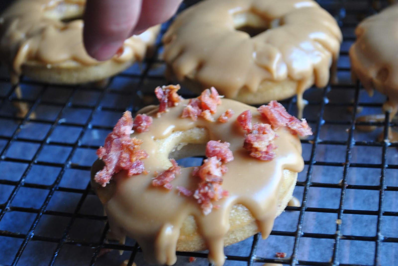 Double Maple Bacon Donuts