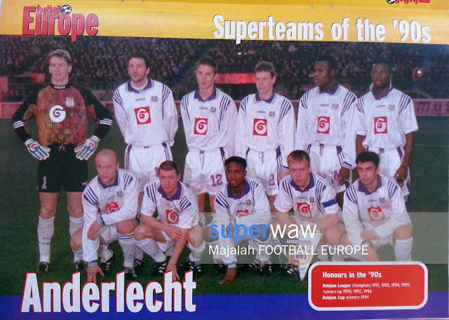 Poster Pin up Tim Anderlecht 1996