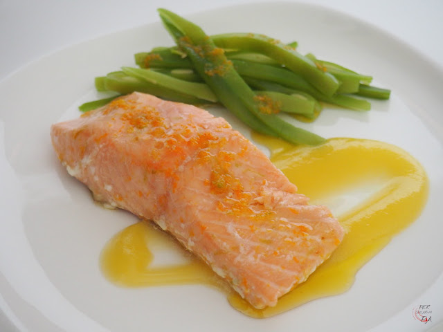 Salmón con emulsión de cítricos - Per sucar-hi pa