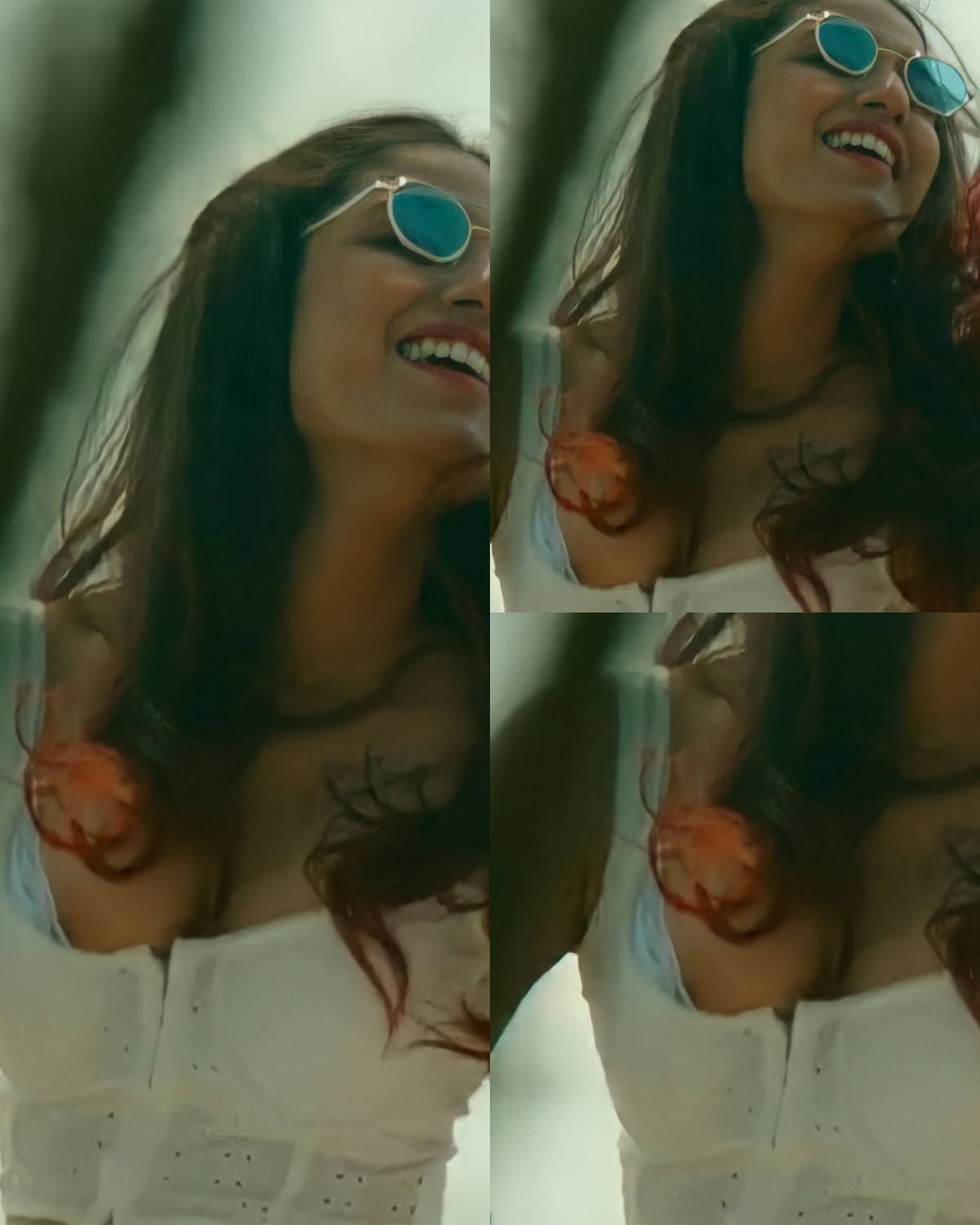Priya Prakash Varrier / Priya Varrier Nip Slip - Cleavage