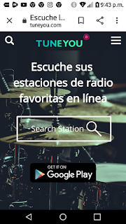 Escuche sus  estaciones de radio favoritas en línea