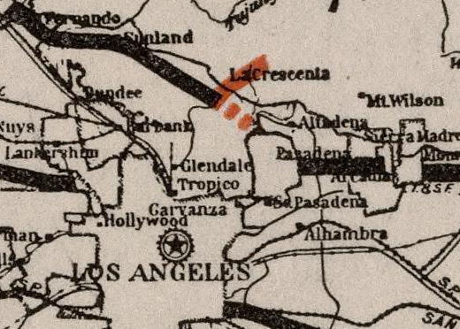 California State Route 2 On The Glendale Freeway