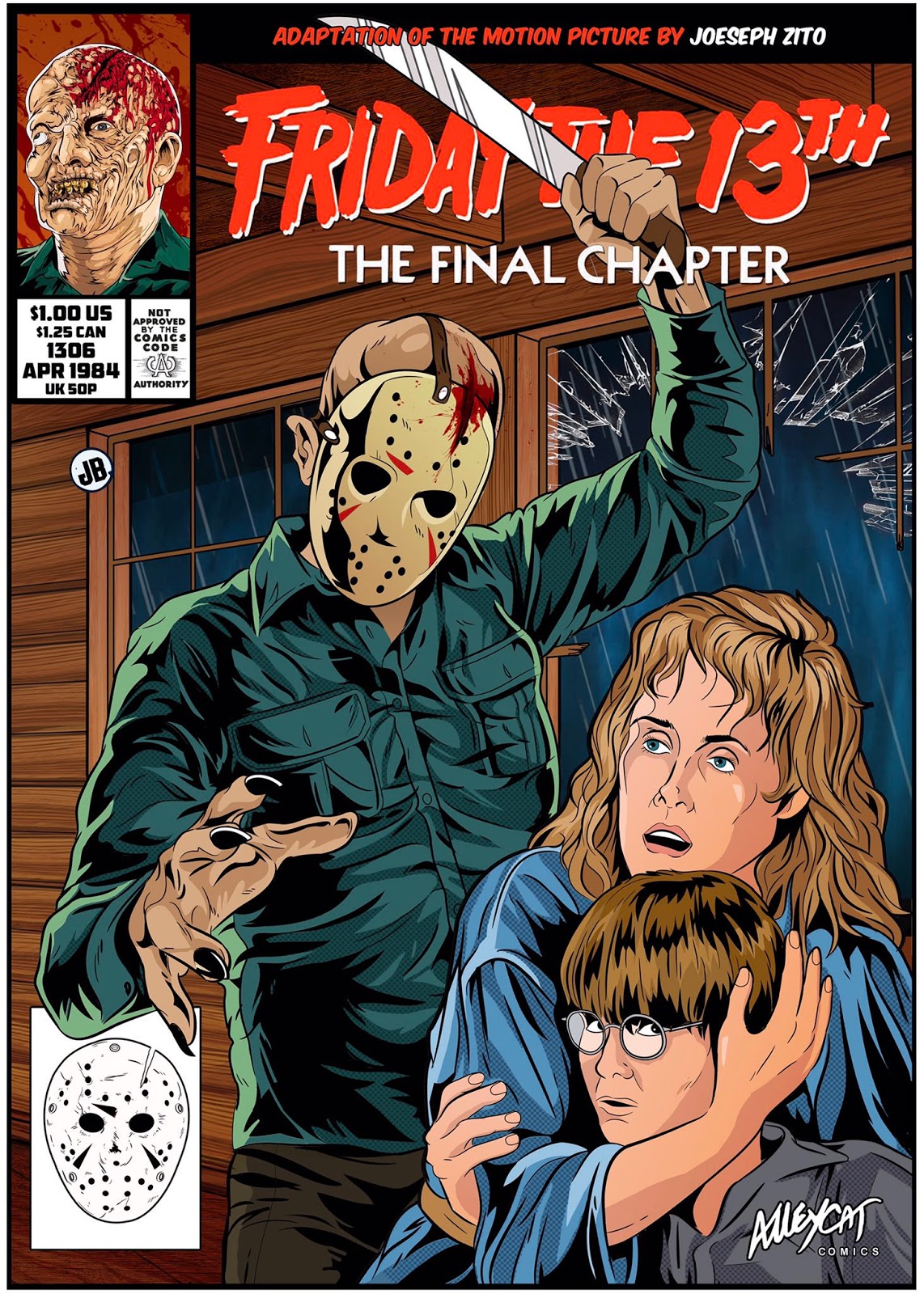 Alleycat Graphics Releasing Comic Cover Inspired Friday The 13th Prints -  Friday The 13th: The Franchise