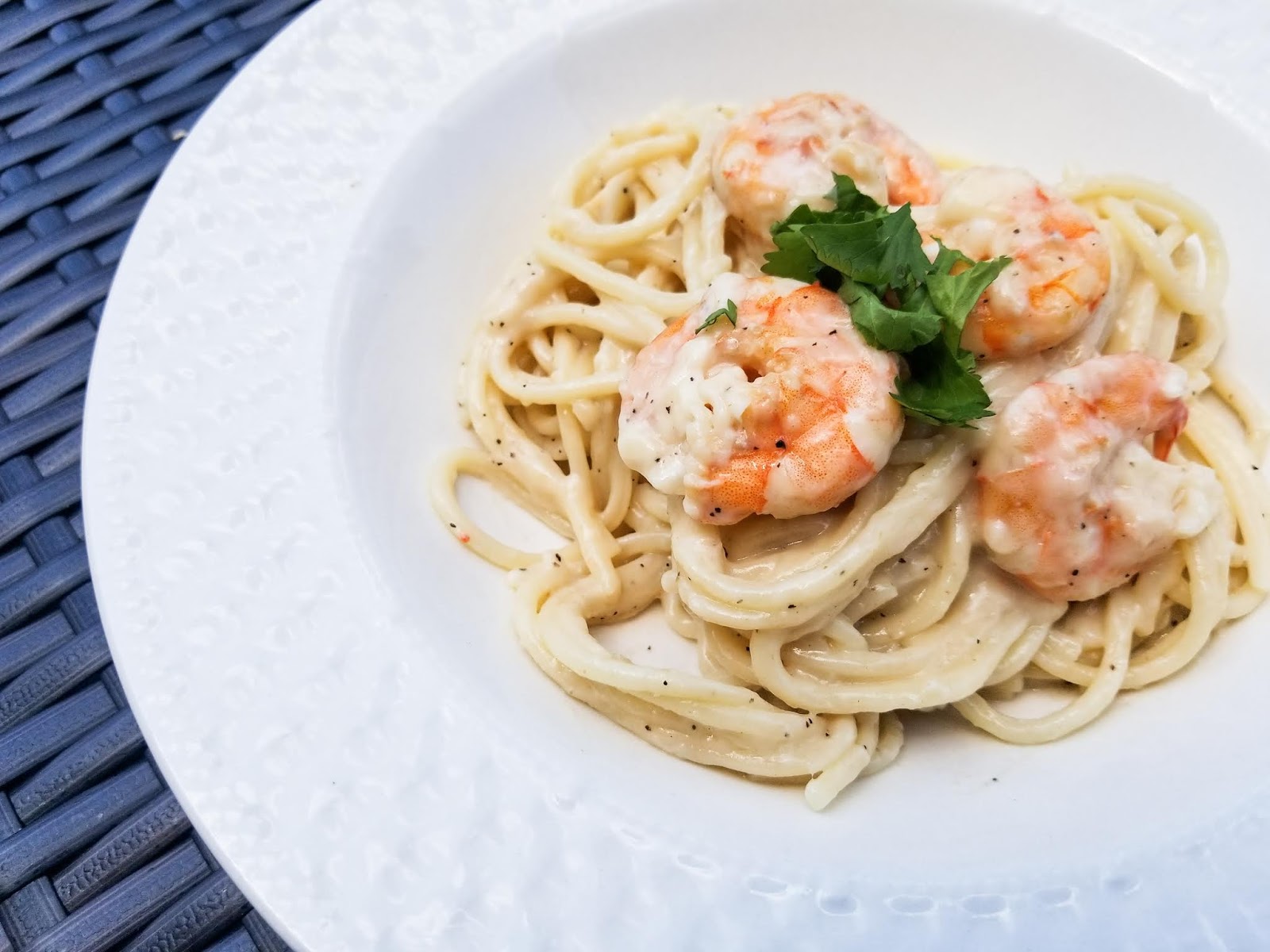 Pasta Alfredo Con Camarones Recetas Con Sabor Latino Pasta Alfredo Con Camarones Recetas Con Sabor Latino