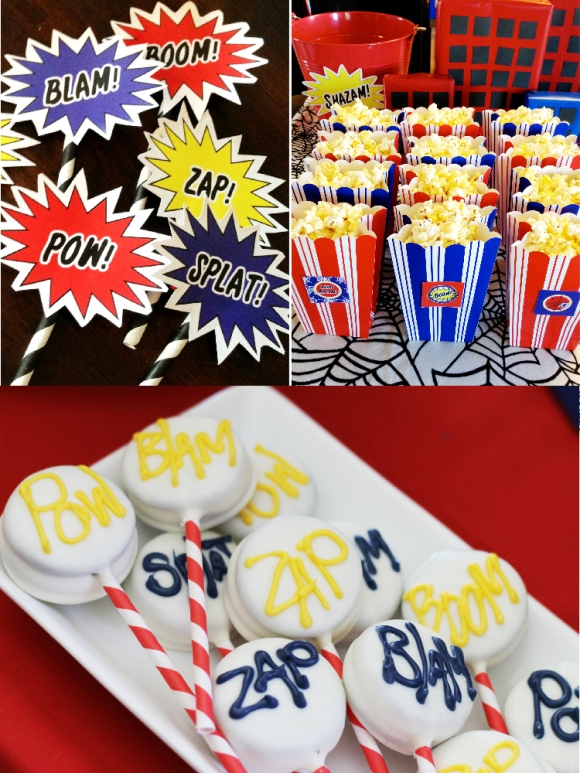 A SpiderMan Inspired 7th Birthday Party - via BirdsParty.com