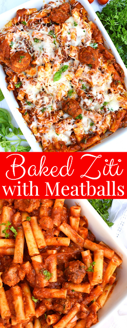 Baked Ziti with Meatballs recipe