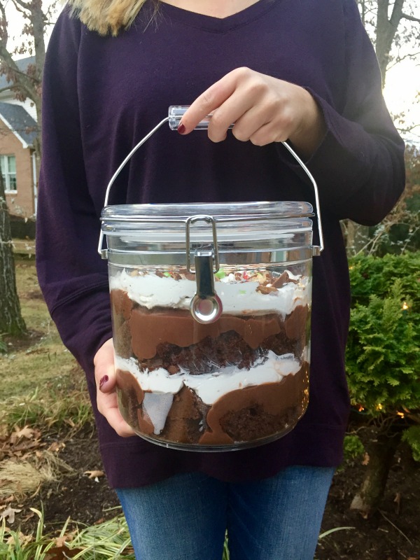 Me and My Pink Mixer Chocolate Cake In A Jar