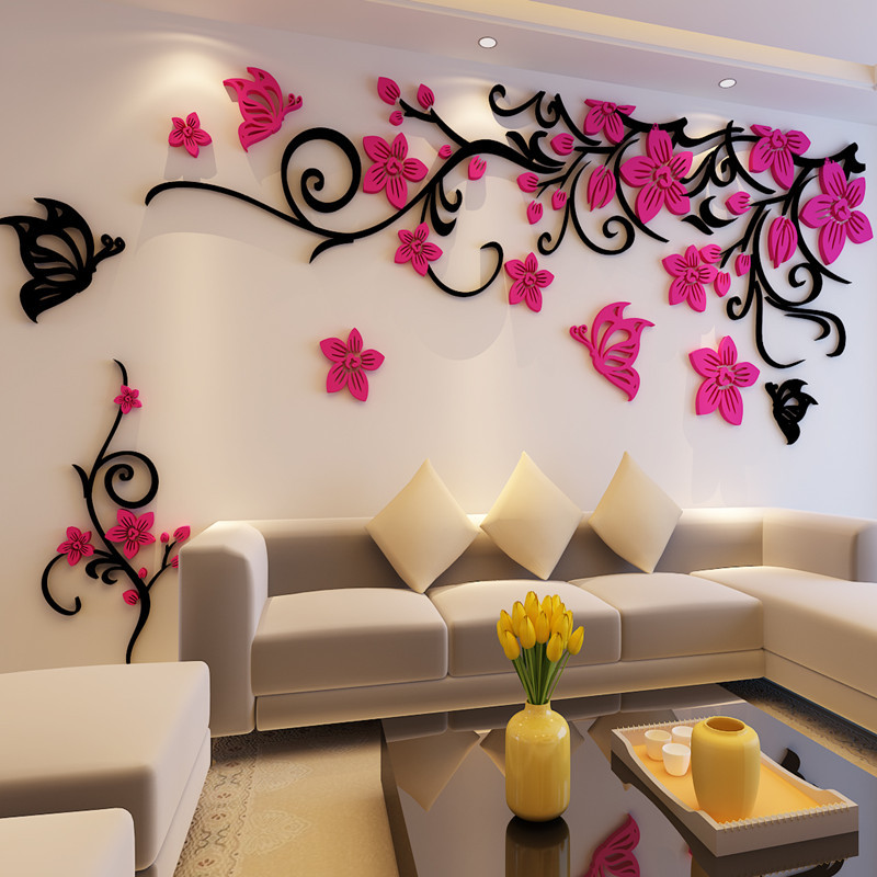 30 Best 3D TV Wall Background Self Adhesive Stickers For Low Budget