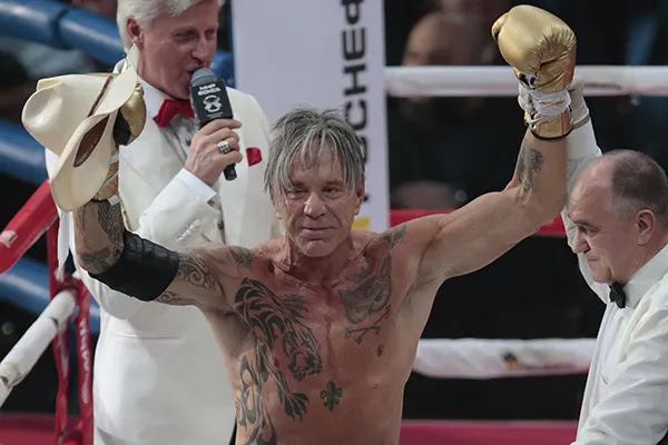 Mickey Rourke Boxing