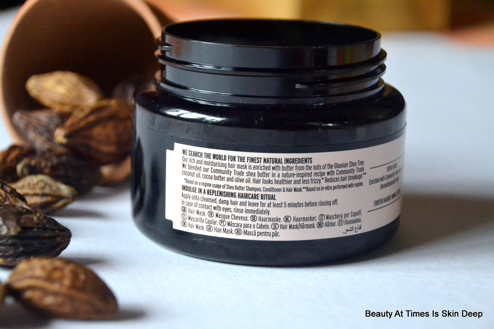 Beauty At Times is Skin Deep: The Body Shop Shea Butter Richly Replenishing Hair  Mask