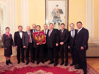 【NEWS】2016年3月28日 在ロシア大使館上月豊久特命全権大使主催夕食会