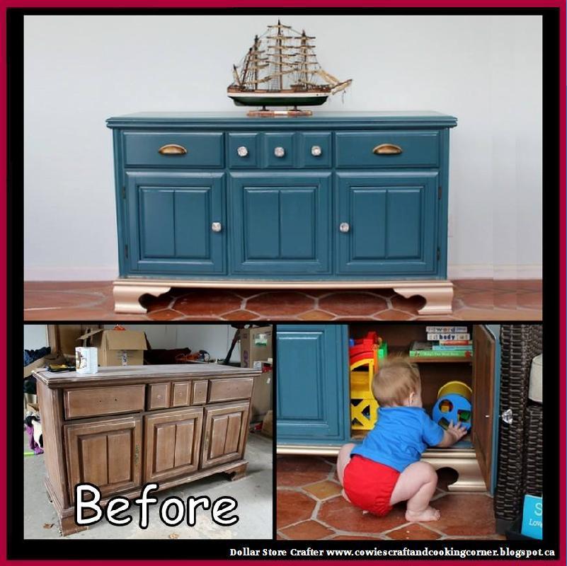 Dollar Store Crafter Turn A Dresser / Sideboard Into A Toy