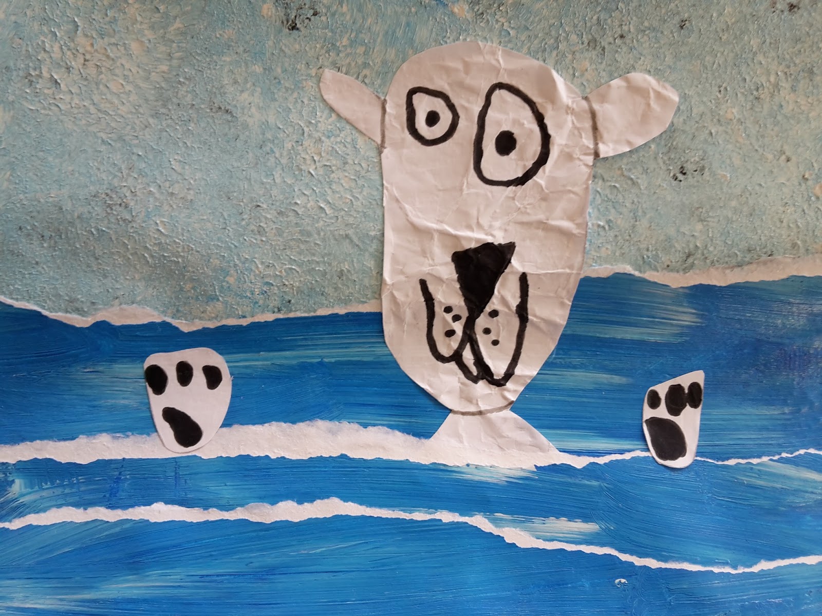 Ours Polaire Peinture Maternelle Pewter