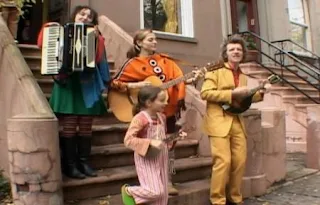 Dan Zanes and the band sing Jump Up. Sesame Street Happy Healthy Monsters
