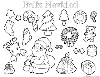 La Navidad - Dibujos para Colorear - Ciclo Escolar