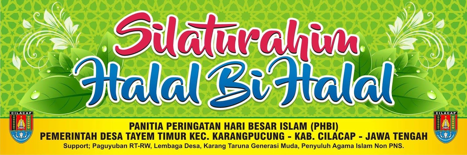 Desain Silaturrahim & Halal Bihalal  GRAFIK GRATIS
