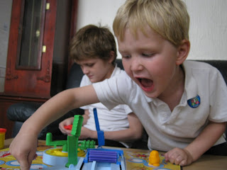 fun play dough smashed potatoe game for children