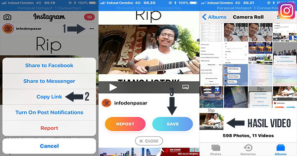 Cara Download Video di Instagram Menggunakan InstaSave