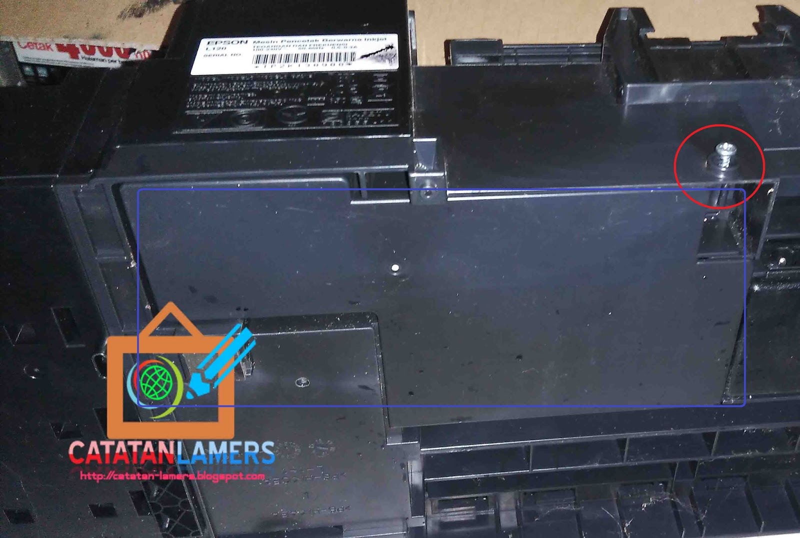 Mengatasi A Printer ink pad is at the end of the services life pada