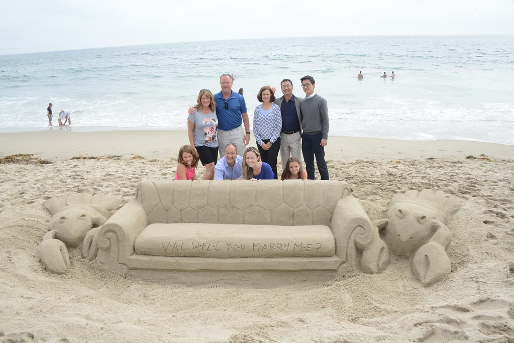 sand couch at the beach Creative DIY