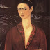 Selbstbildnis in einem Samtkleid, 1926 von Frida Kahlo
