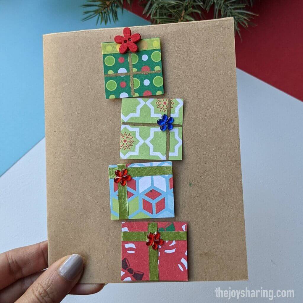 DIY Gift Box Pop up Card - Paper Craft - Handmade Greeting Card 