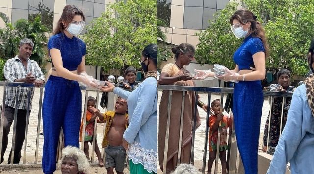 Urvashi Rautela Provides Food To People Affected With Tauktae Cyclone.