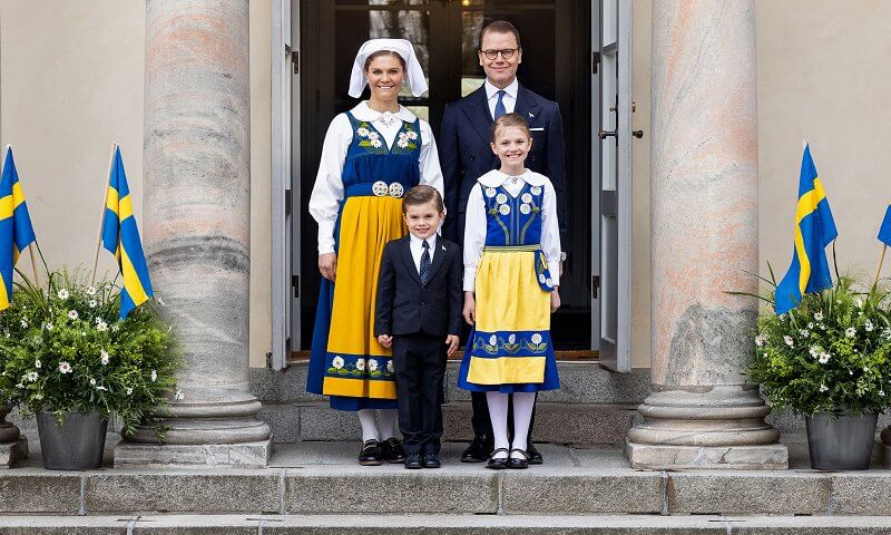 Crown Princess Victoria, Prince Daniel, Princess Estelle and Prince Oscar