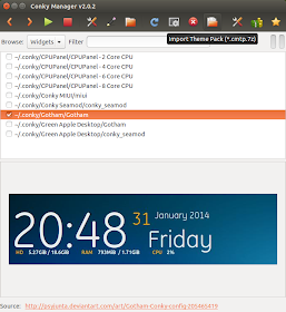 DriveMeca instalando Conky Manager en Ubuntu Trusty Tahr paso a paso