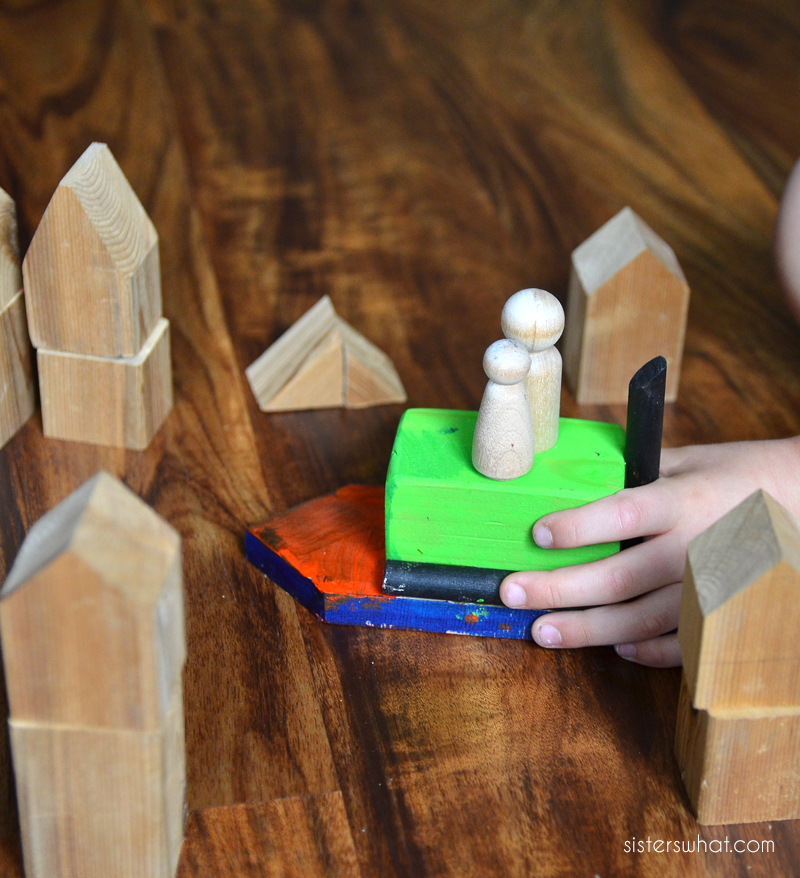 DIY Toy Wood Craft For Kids to Make Handicraft Series Sisters, What!