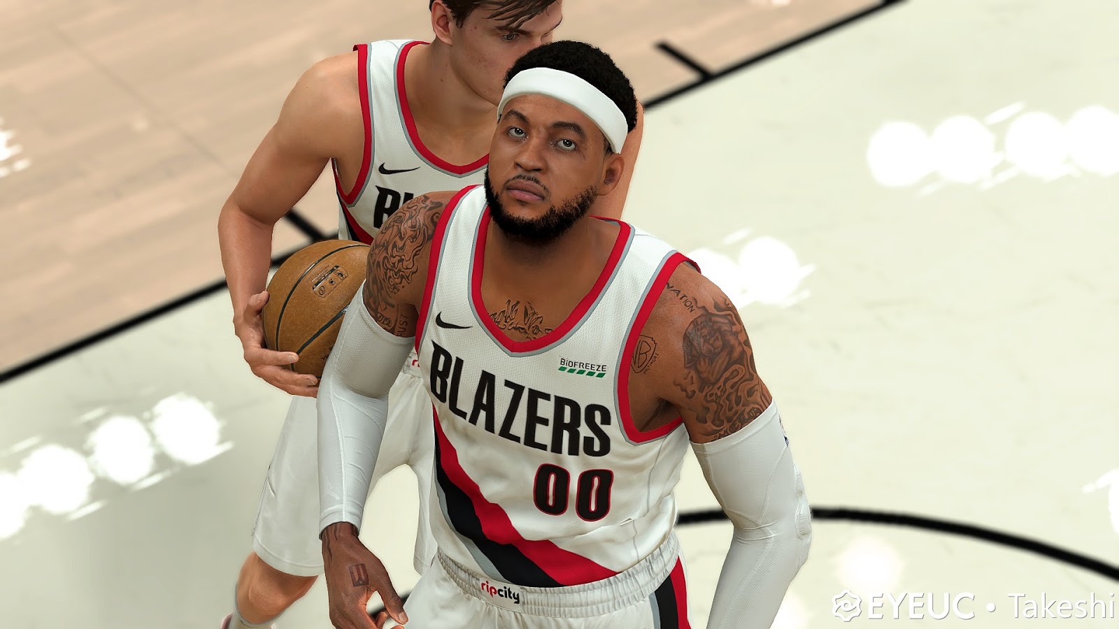 Carmelo Anthony Cyberface, Hair and Body Model Dual