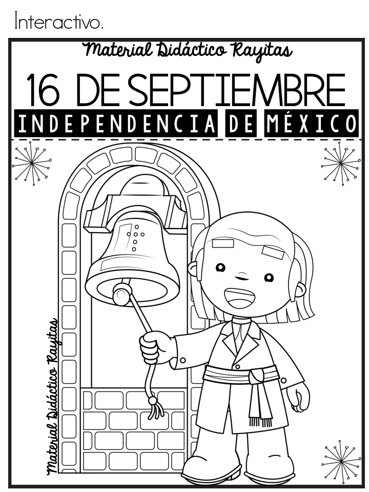 Dibujos para colorear para el mes de septiembre