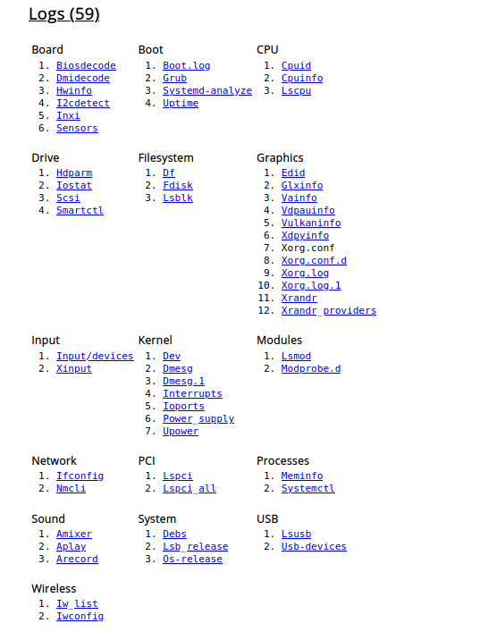 Hardware Probe no Debian 11 bullseye, Ubuntu Focal e posteriores