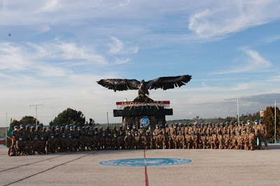 Komandan Konga UNIFIL Pimpin Pelepasan Rotasi Personel Chalk 6 Satgas Yonmek XXIII-N
