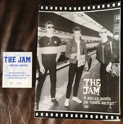 Ticket and tour programme from The Jam's Solid Bond In Your Heart tour