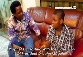 News: How God Used TB Joshua Healed The Tanzanian President's Son