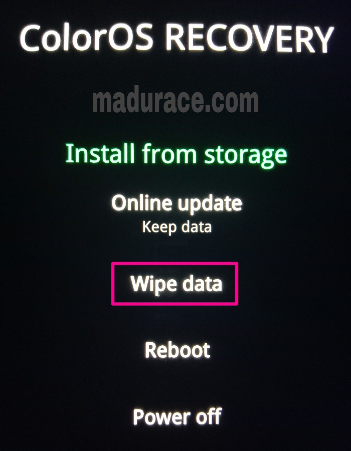 Cara Reset Ulang/Hard Reset HP OPPO F9 Madurace